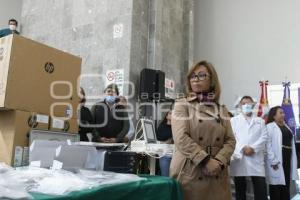 TLAXCALA . ENTREGA EQUIPOS MÉDICOS