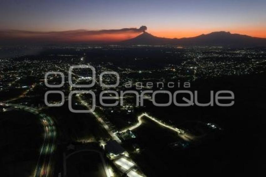 TLAXCALA . VOLCÁN POPOCATÉPETL