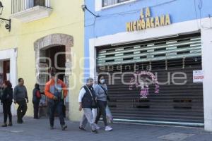 TLAXCALA . SUSPENSIÓN COMERCIO