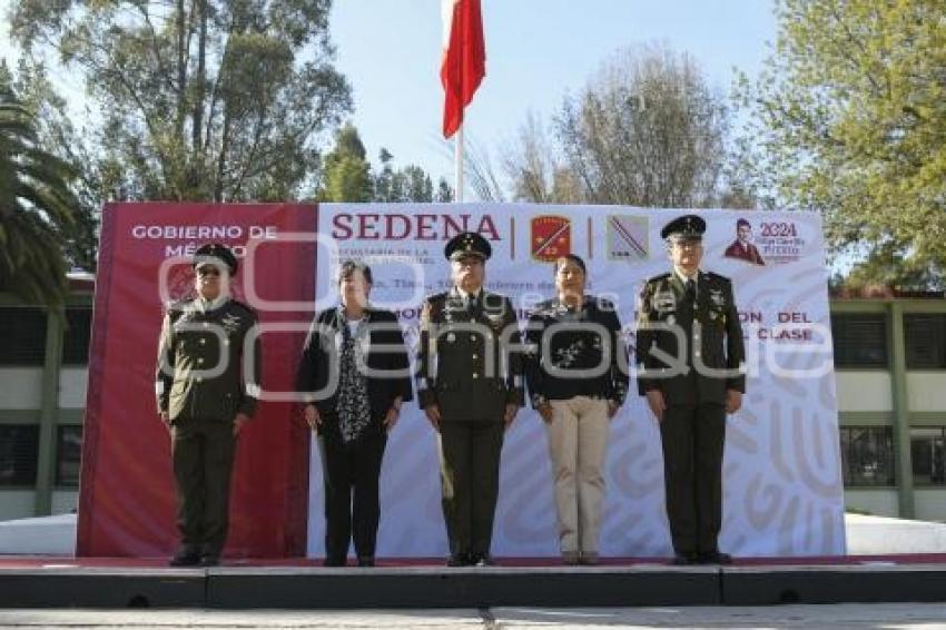 TLAXCALA . CEREMONIA SERVICIO MILITAR