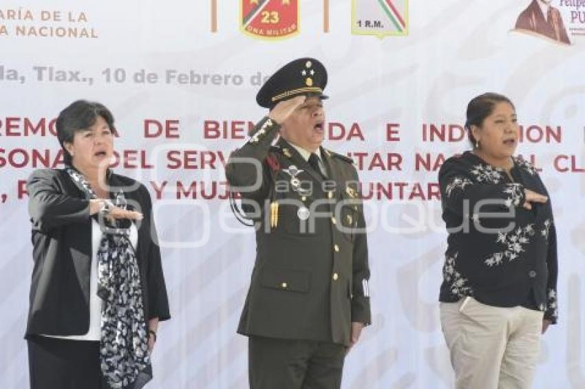 TLAXCALA . CEREMONIA SERVICIO MILITAR