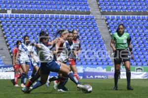 FÚTBOL FEMENIL . PUEBLA VS NECAXA