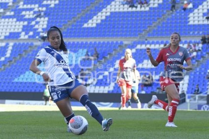 FÚTBOL FEMENIL . PUEBLA VS NECAXA