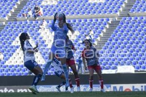 FÚTBOL FEMENIL . PUEBLA VS NECAXA