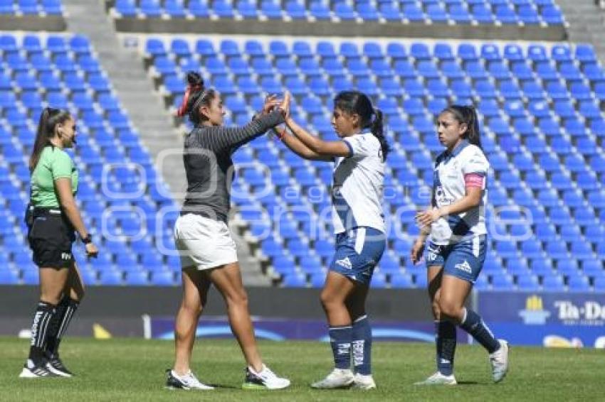 FÚTBOL FEMENIL . PUEBLA VS NECAXA