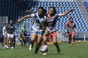 FÚTBOL FEMENIL . PUEBLA VS NECAXA
