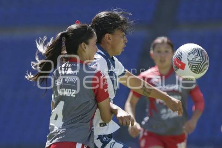 FÚTBOL FEMENIL . PUEBLA VS NECAXA