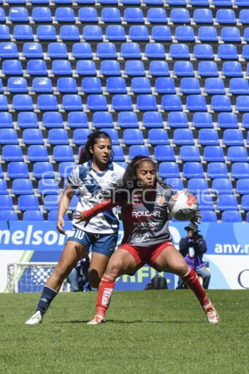 FÚTBOL FEMENIL . PUEBLA VS NECAXA