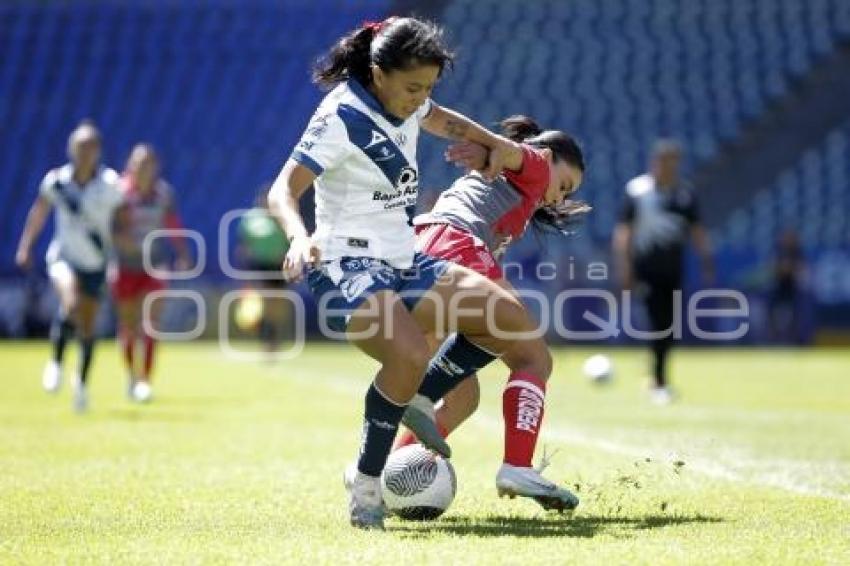 FÚTBOL FEMENIL . PUEBLA VS NECAXA