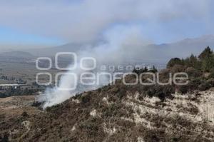 TLAXCALA . INCENDIO RELLENO SANITARIO