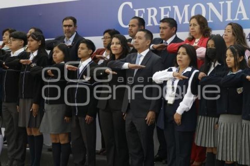 SAN ANDRÉS CHOLULA . CEREMONIA CÍVICA