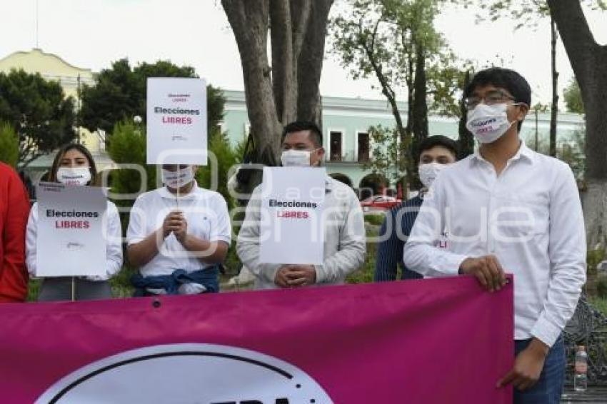 TLAXCALA .  MARCHA DEMOCRACIA