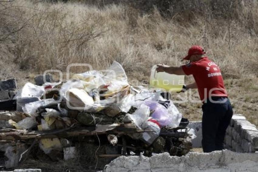 INCINERACIÓN DE NARCÓTICOS