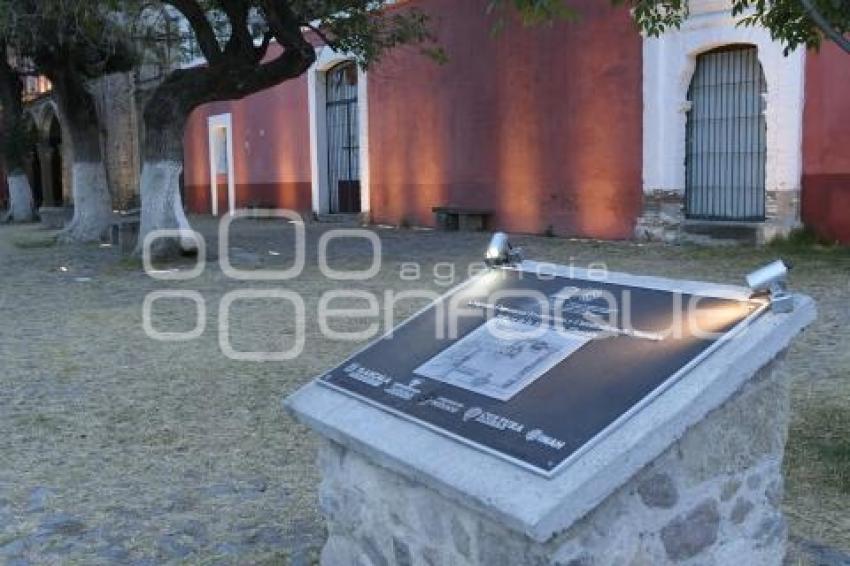 TLAXCALA . PLACA CONJUNTO CONVENTUAL