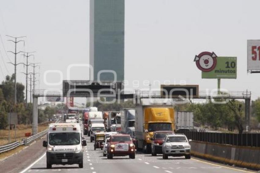 MANIFESTACIÓN AMOTAC . AUTOPISTA