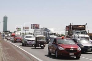 MANIFESTACIÓN AMOTAC . AUTOPISTA