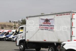 MANIFESTACIÓN AMOTAC . AUTOPISTA