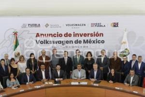 GOBIERNO ESTATAL . INVERSIÓN VOLKSWAGEN