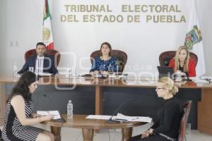 TRIBUNAL ELECTORAL . SESIÓN PÚBLICA