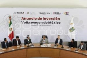 GOBIERNO ESTATAL . INVERSIÓN VOLKSWAGEN