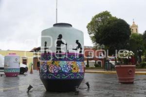 TLAXCALA . TINACOS HISTORIA  HUAMANTLA