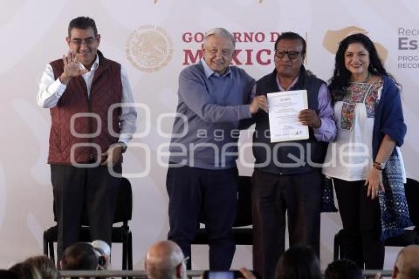 GOBIERNO ESTATAL . VISITA AMLO