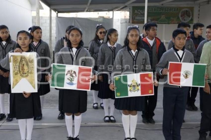 SAN ANDRÉS CHOLULA . CEREMONIA CÍVICA