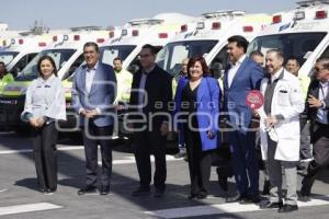 GOBIERNO ESTATAL . ENTREGA DE AMBULANCIAS