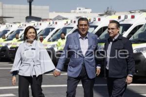 GOBIERNO ESTATAL . ENTREGA DE AMBULANCIAS