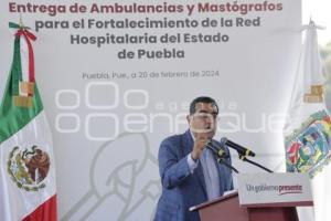 GOBIERNO ESTATAL . ENTREGA DE AMBULANCIAS