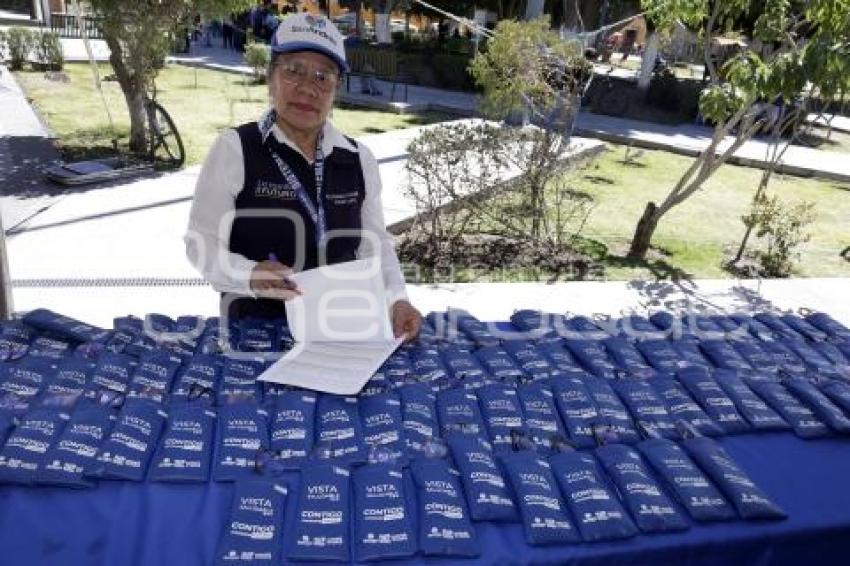 SAN ANDRÉS CHOLULA . ENTREGA DE LENTES