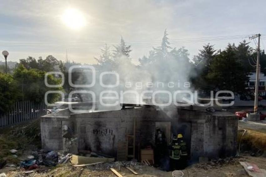 INCENDIO . PREDIO ABANDONADO