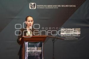 IMSS . INFORME DE ACTIVIDADES