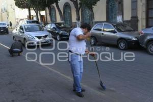 TLAXCALA . BALIZAMIENTO ZONA DE TAXIS