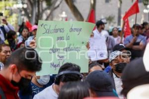 MANIFESTACIÓN . ANTORCHA CAMPESINA