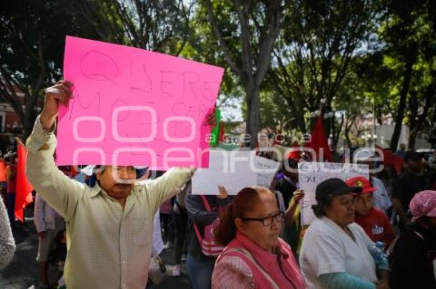 MANIFESTACIÓN . ANTORCHA CAMPESINA