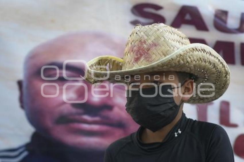 TLAXCALA . MANIFESTACIÓN TLALCUAPAN