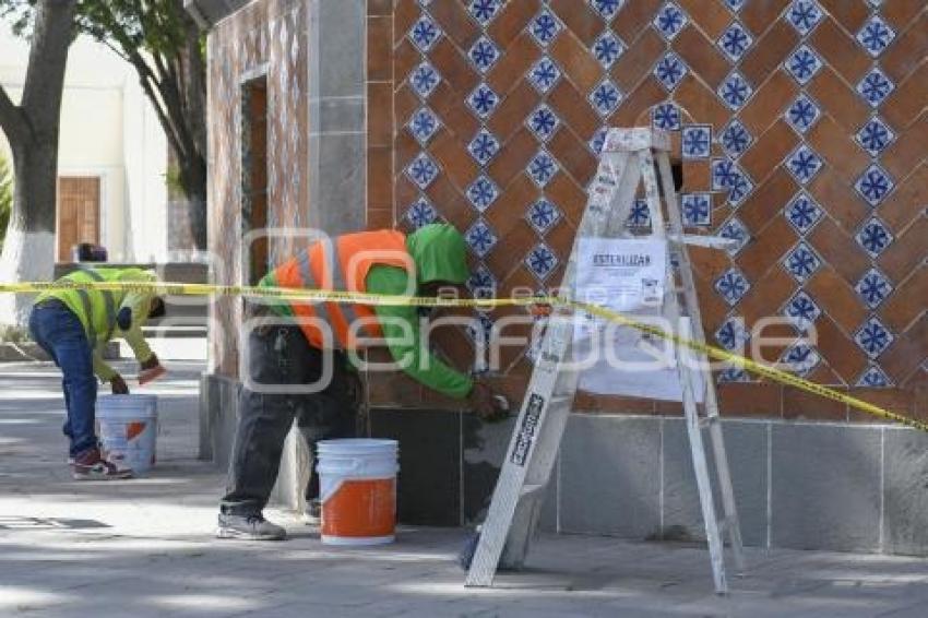 TLAXCALA . MANTENIMIENTO KIOSKO