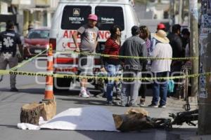 TLAXCALA . CICLISTA ATROPELLADO