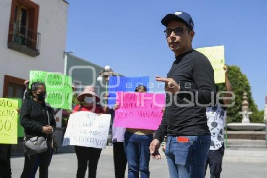 TLAXCALA . MANIFESTACIÓN ACUITLAPILCO