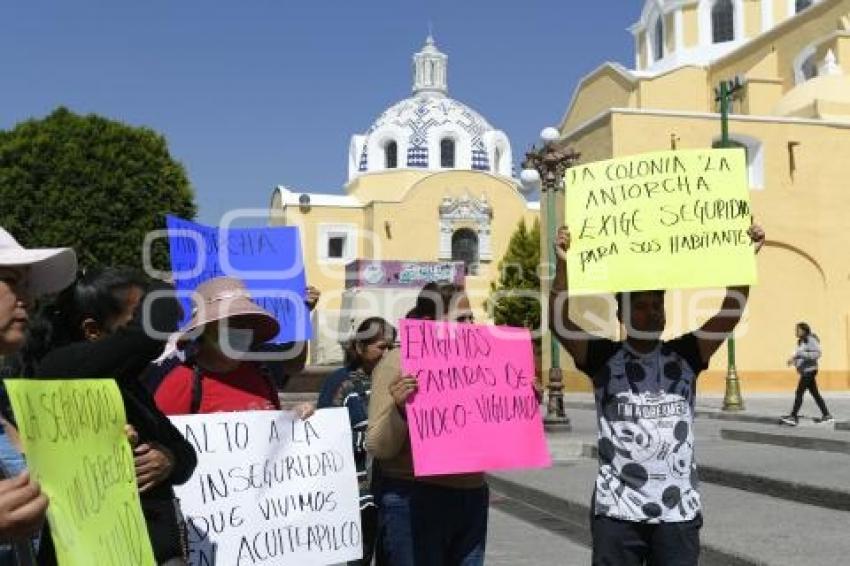 TLAXCALA . MANIFESTACIÓN ACUITLAPILCO