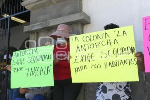 TLAXCALA . MANIFESTACIÓN ACUITLAPILCO