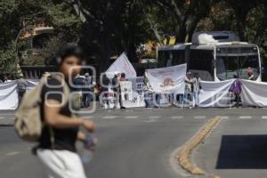 MANIFESTACIÓN . BULEVAR 5 DE MAYO