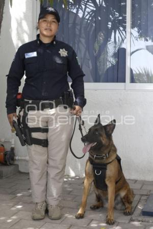 DÍA DE LA MUJER . POLICÍA K9