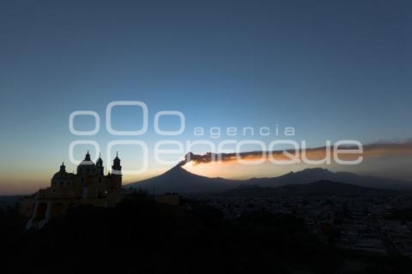 ATARDECER . POPOCATÉPETL