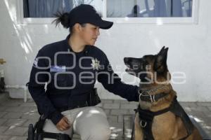 DÍA DE LA MUJER . POLICÍA K9