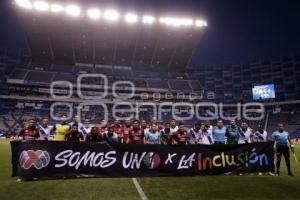 FÚTBOL . CLUB PUEBLA VS ATLAS