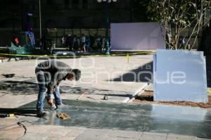 ZÓCALO . VALLAS METÁLICAS