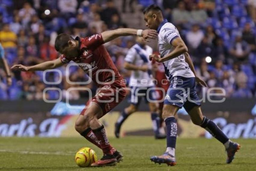 FÚTBOL . CLUB PUEBLA VS ATLAS