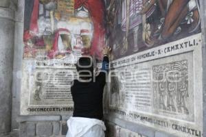 TLAXCALA . RESTAURACIÓN MURALES